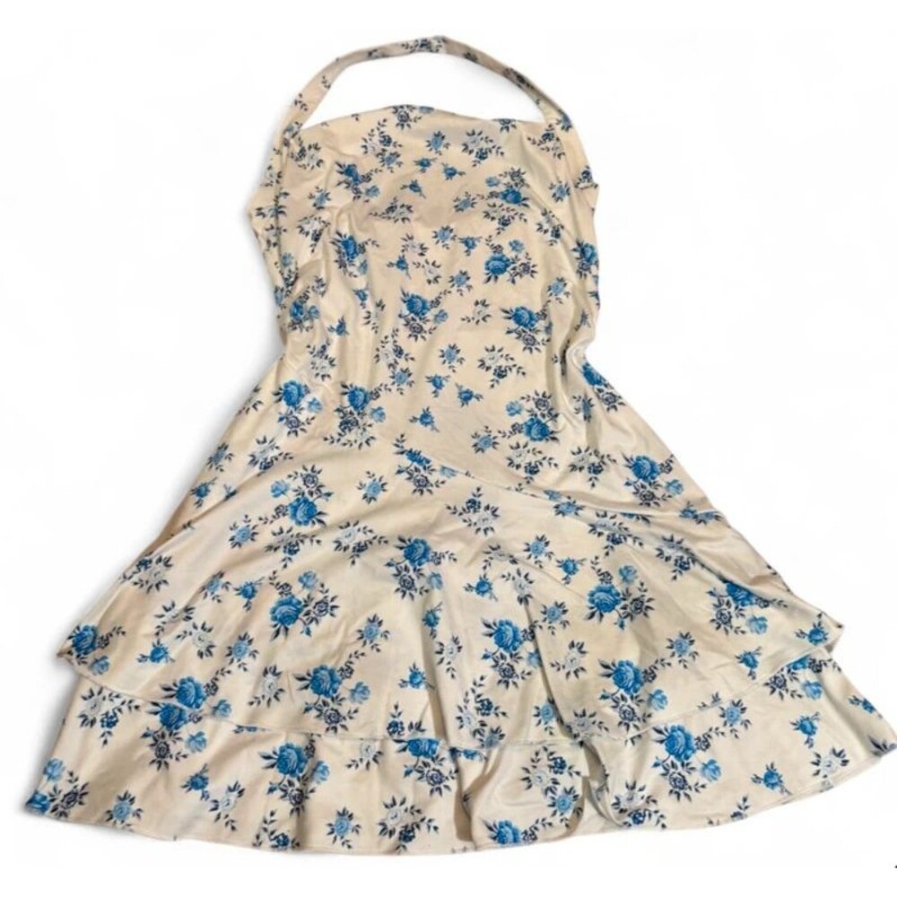 Cottagecore Halter Dress